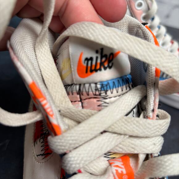 Nike Blazer Mid Patchwork Men's Sneaker Shoes Multicolor Size 8.5 - Picture 8 of 10